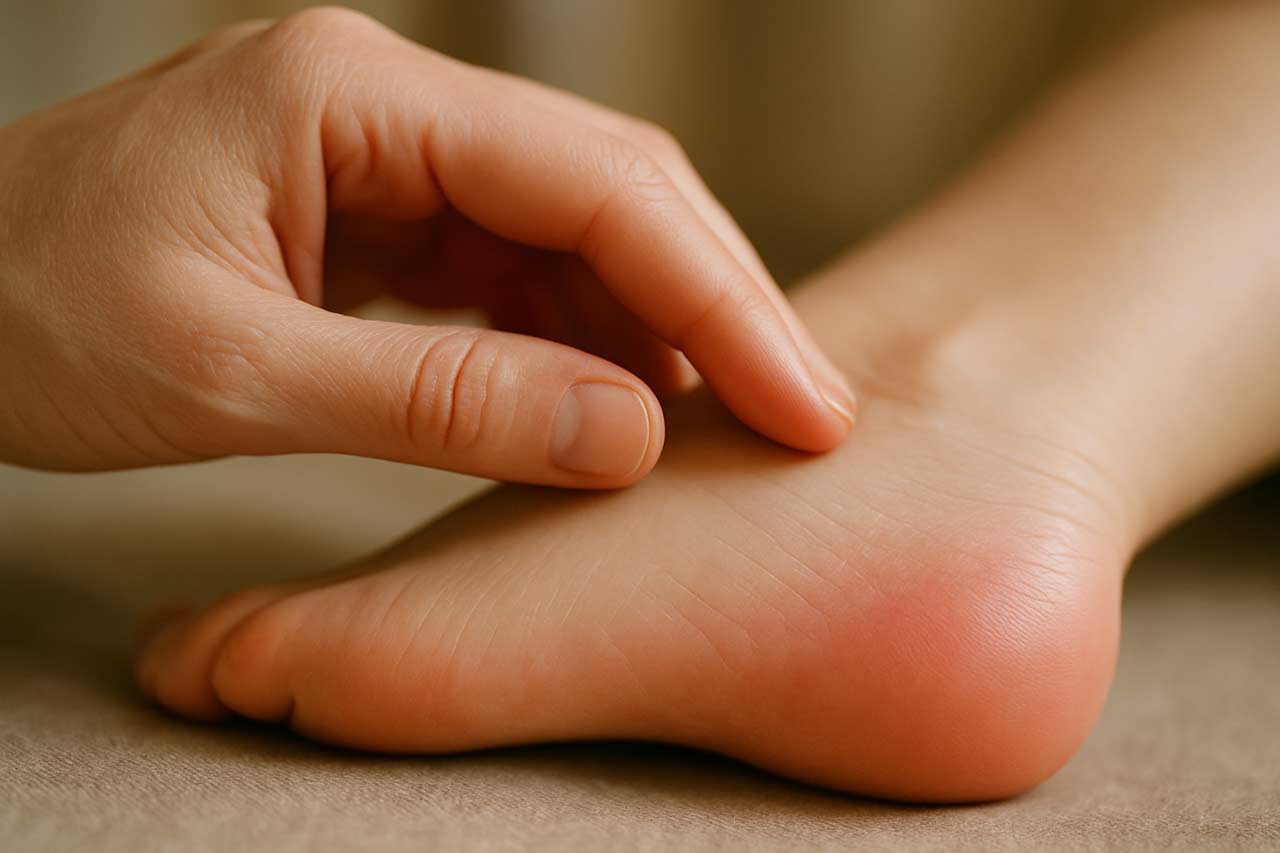 Checking early skin changes linked to pressure sores