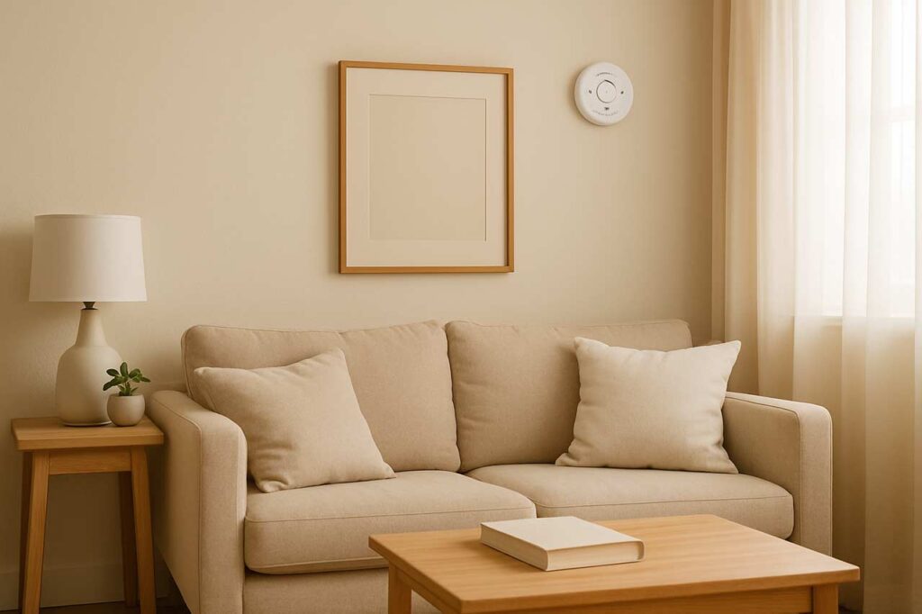 Safe, tidy care environment reflecting daily routines